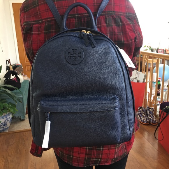 Tory Burch pebbled leather backpack - Picture 7 of 8